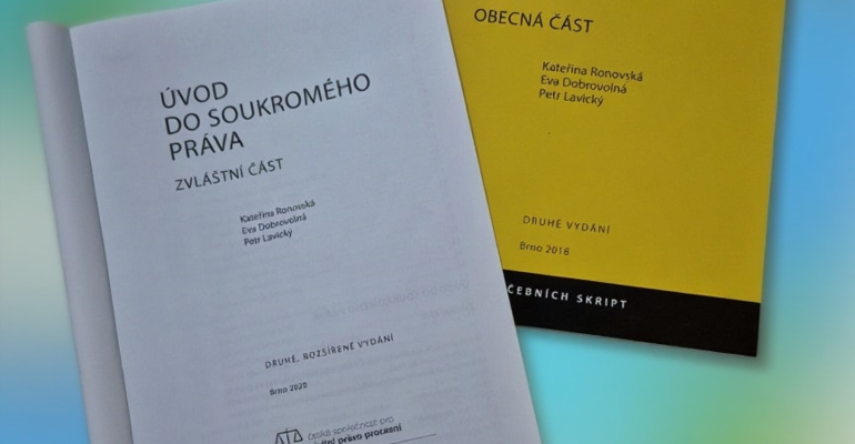 Výhodná koupě skript Úvod do soukromého práva