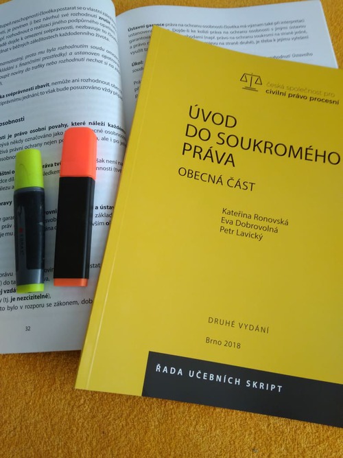 Úvod do soukromého práva - obecná část 1