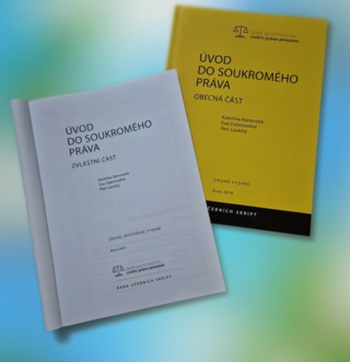 Úvod do soukromého práva - obecná a zvláštní část